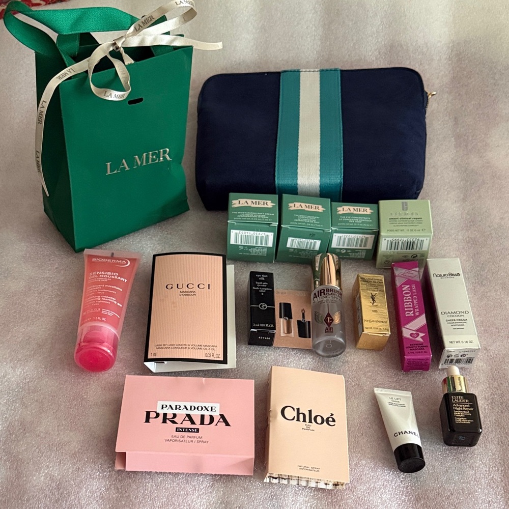 NIB Luxury Beauty and Skincare Set. 3 la mer, Estée Lauder, Clinique, YSL, etc.